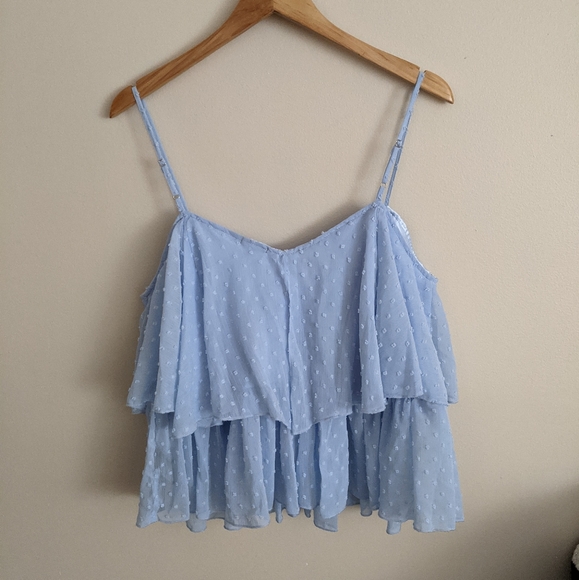 Buffalo David bitton ruffle top - Picture 2 of 3